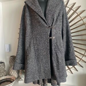 Debbie Shuchat Women's Gray Wool Blend Coat